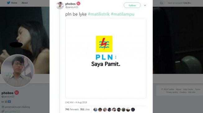 Listrik Padam Pancing Kreatifitas Netizen Ciptakan Meme